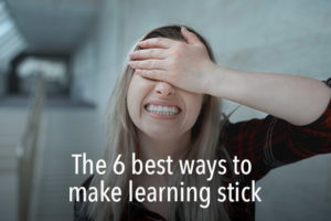make learning stick