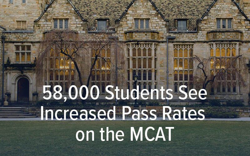 Student increase in MCAT pass rates