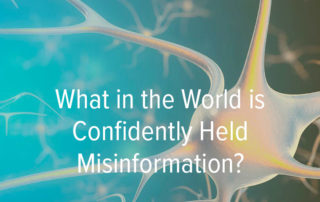 What in the world is confidently held misinformation?