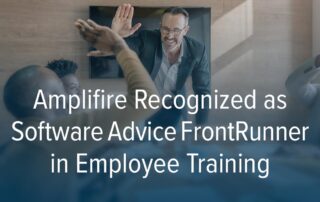 Amplifire Recognized as Software Advice FrontRunner in Employee Training