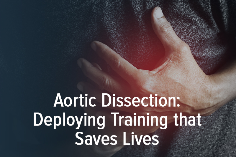 Aortic Dissection-Can't Miss Diagnosis