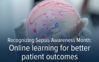 Sepsis Awareness Month 2023 Blog Image is a petridish background
