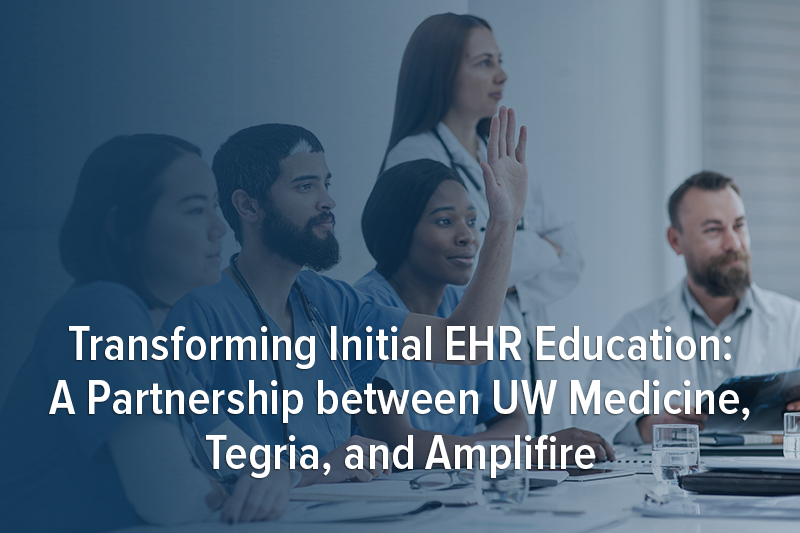 transforming initial electronic health record EHR education
