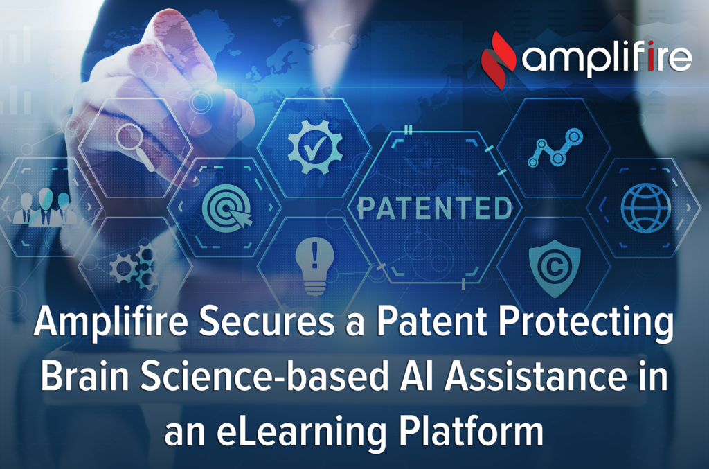 Amplifire Secures a Patent Protecting Brain Science-based AI Assistance in an eLearning Platform
